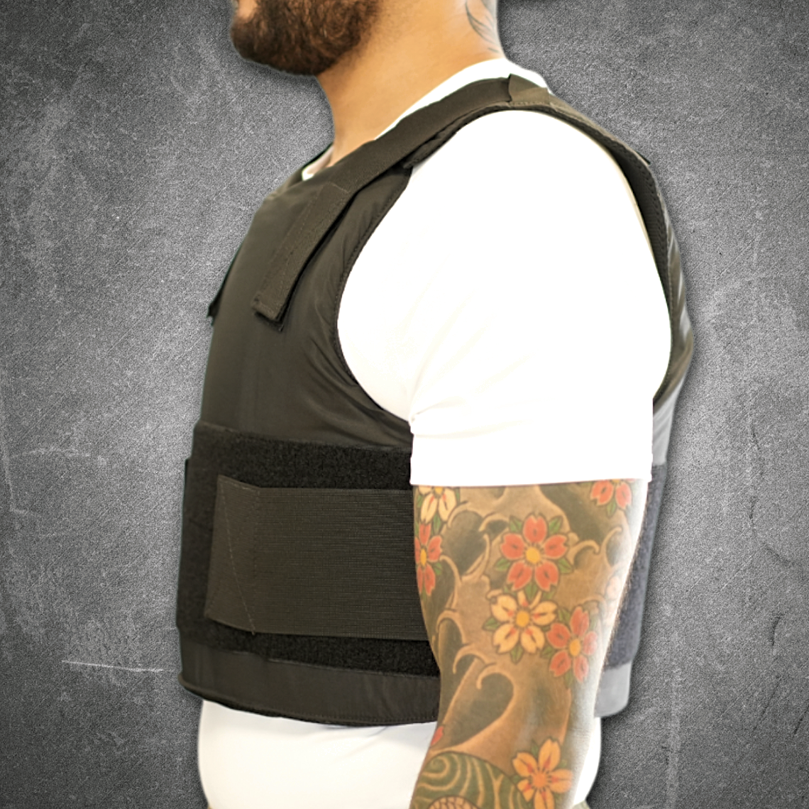 Varanus COVERT Vest, Black, with IIIA Ballistic Panels
