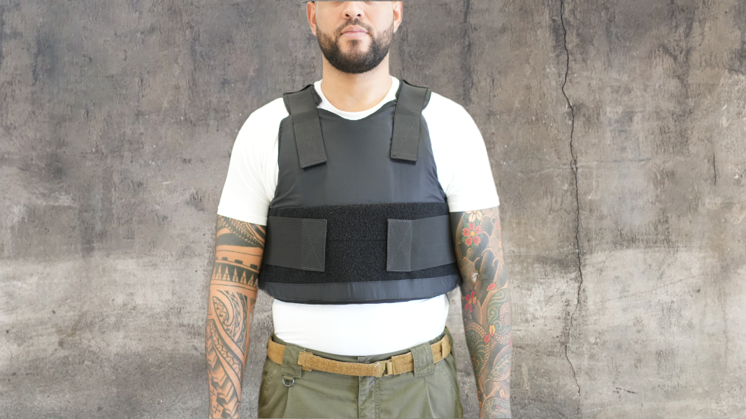 Varanus COVERT Vest, Black, with IIIA Ballistic Panels