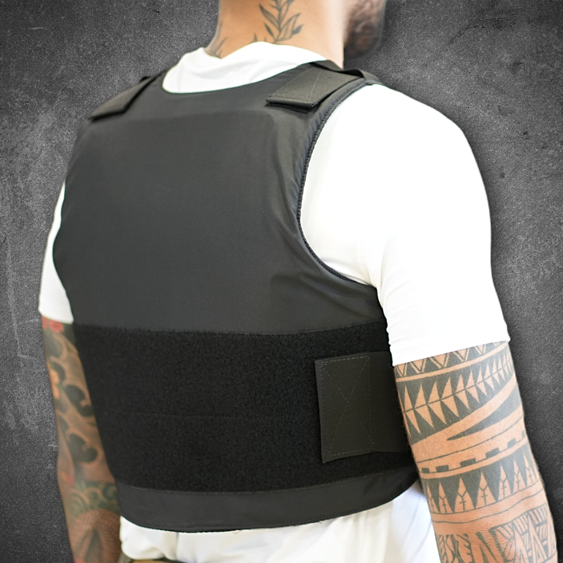 Varanus COVERT Vest, Black, with IIIA Ballistic Panels