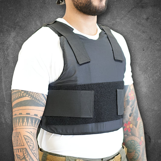 Varanus COVERT Vest, Black, with IIIA Ballistic Panels